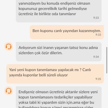 Trendyol Ürün Kargoda Kayboldu Kupon Boşa Gitti