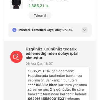 Colin's İndirimden Aldığım Ürünü Teslim Etmedi