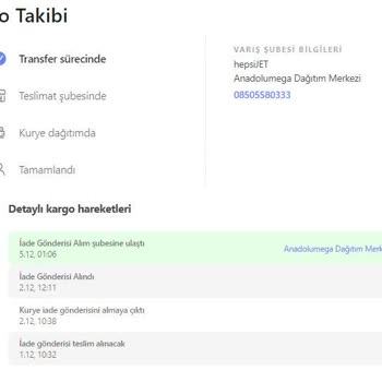 Hepsiburada Ayıplı Ürün Değişimi Dell G15 Notebook