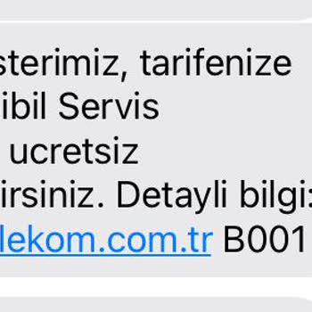 Türk Telekom Ücretsiz Arayanı Bil Servisi Ücret Sorunu