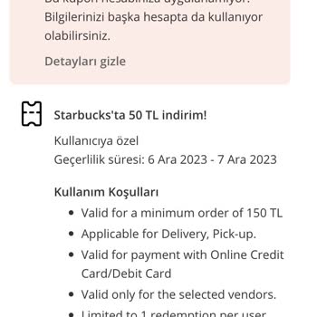 Yemeksepeti Kupon Uygulanmama Sorunu