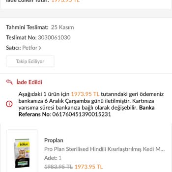 Trendyol-Petfor Benim Param Nerede?