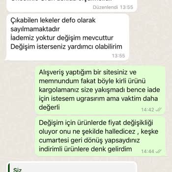 By Aybuke Ürün İadesinin Yapılmaması