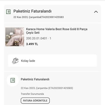 Karaca Home 24 Gündür Gelmeyen Ürün Ve Para İadesinin Yapılmaması!