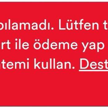 Tosla Ödeme Yöntemi Geçersiz Hatası