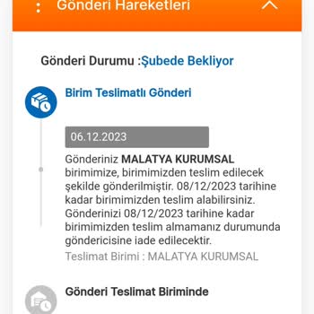 Malatya Kurumsal MNG Kargo Şubesi Siparişleri İadeye Gönderiyor