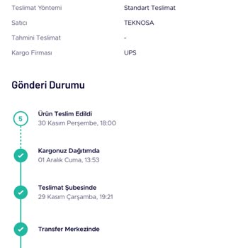UPS Türkiye Kargom Neden Gecikti?