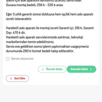 Arçelik Servisi Garantisi Devam Eden Ürün İçin Ücret Talep Ediyor
