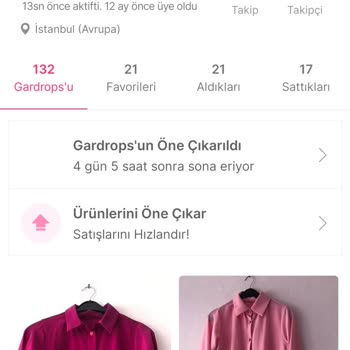 Gardrops Ürünler Öne Çıkarılmıyor