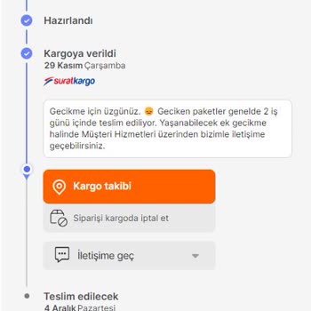 Sürat Kargo Ürünümü Kaybetti Ve İlgilenmiyor