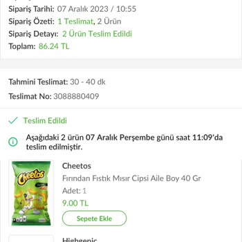 Trendyol Market Fiyat Farkını İade Etmiyor