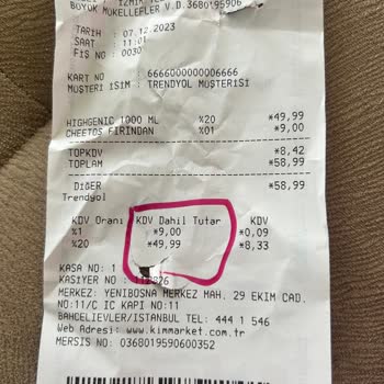 Trendyol Market Fiyat Farkını İade Etmiyor