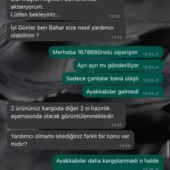 Skechers Siparişin Teslim Edilmemesi Ve Konu İle İlgili Bilgi Verilmemesi