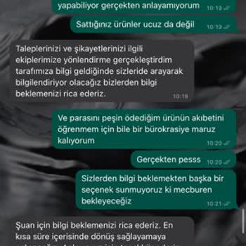 Skechers Siparişin Teslim Edilmemesi Ve Konu İle İlgili Bilgi Verilmemesi