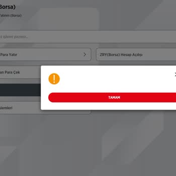 Ziraat Bankası İnternet Bankacılığından Borsa Hesabına Bağlanamama