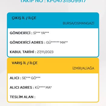 PTT Kargo Aliağa PTT Şubesi Kargomuzu Dağıtıma Çıkartmıyor