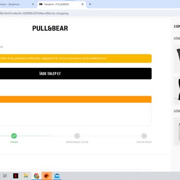 Pull & Bear Ürünlerimi Yollamıyor