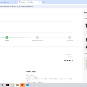 Pull & Bear Ürünlerimi Yollamıyor