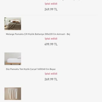 English Home Sipariş İptale Çektiler. Stok Olduğu Halde!