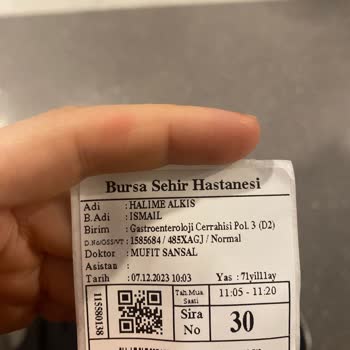Bursa Şehir Hastanesi Randevu Saatinde Muayene Olamamak