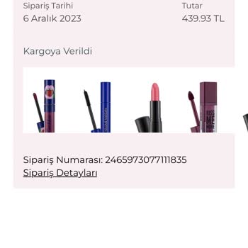 Flormar Ürünler Kargoya Verildi Gözüküyor Ama Verilmemiş