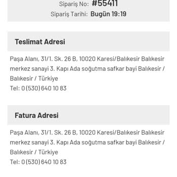 Zincirwear Kargomun Satıcı Tarafından Gönderilmemesi