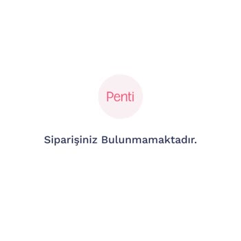 Penti Para Kestiler Sipariş Oluşturulmadı