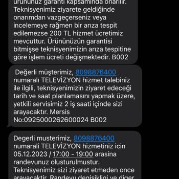 Vestel QLED Televizyon Ekran Solması