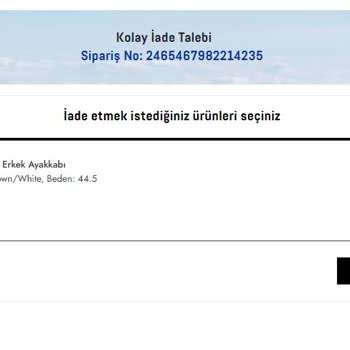 SPX Kargolanmamış Ürünün İptali