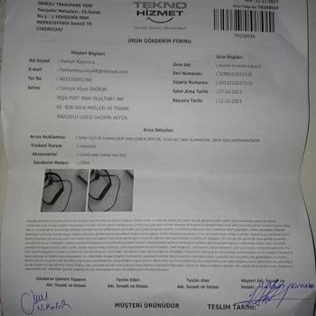 Teknosa Servis Mağduriyeti Yaşıyoruz.