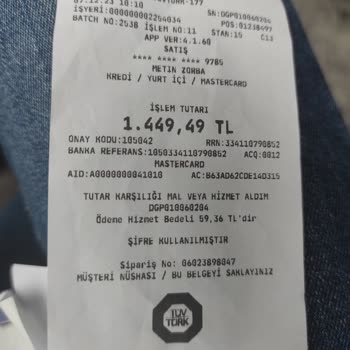 Tüvtürk Araç Muayenede Hizmet Bedeli
