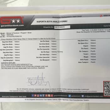 Sivas Oflazlar Peugeot İşlemli Sıfır Araç Sattı