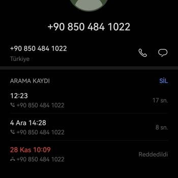 0850 484 10 22 Numarasından Arandım Ve İnternet Taahhüdümün