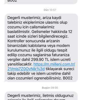 İnternet Arızam Çözülmüyor Millenicom Tarafından