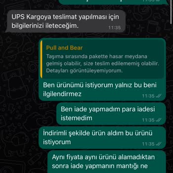 Pull And Bear İndirimli Ürün Satmamak İçin Benden Habersiz Geri Alıyor