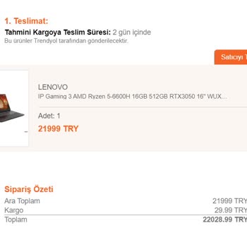 Trendyol Ürün Değişimi Yerine İade Yaparak Beni Mağdur Ediyor.