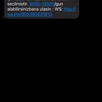 Ucerc.com Şüpheli İş Teklifi Mesajı İle İlgili Şikayet