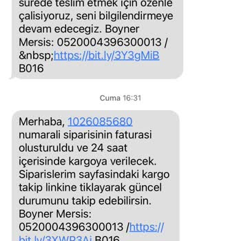 Boyner Online Alışveriş Göndermiyor