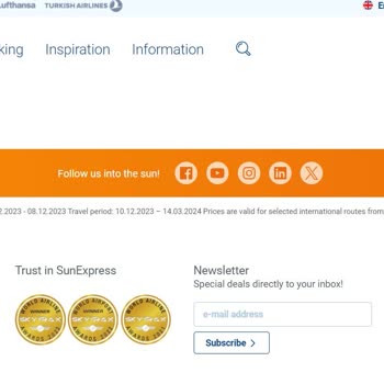 SunExpress Hava Yolları Yanıltıcı Yılbaşı Kampanyası Ve Biletleme Sorunları