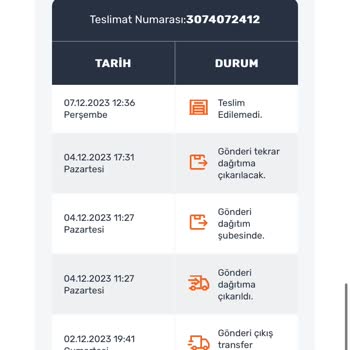 Aras Kargo Çınarcık Şube Sorumsuzluğu Yine Aynı