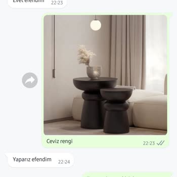 Ayyıldız Sehpa (Instagram) Ayyıldız Sehpa Siparişim