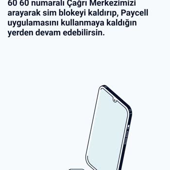 Paycell Kar Sim Blokesi