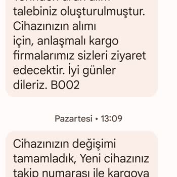 Dyson Değişim Olan Ürünün Kargoya Verildi Deyip Gönderilmemesi.