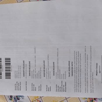 Toshiba TV Hasarlı Ürün İadesi