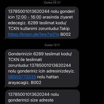 KARGOMsende İkinciye Dağıtıma Çıkarılmayan Ve Ulaşmayan Kargo