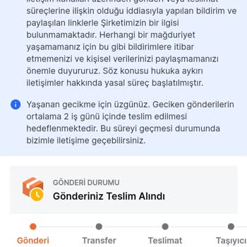 Trendyol Expres Kargoda Sorun Yaşadım