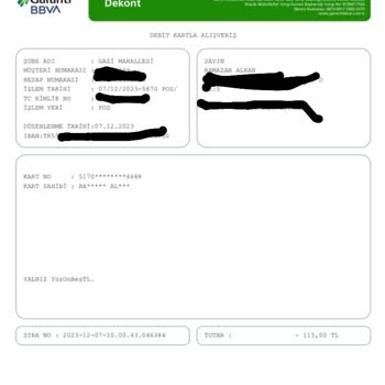 CV Maker Habersiz Para Çekimi