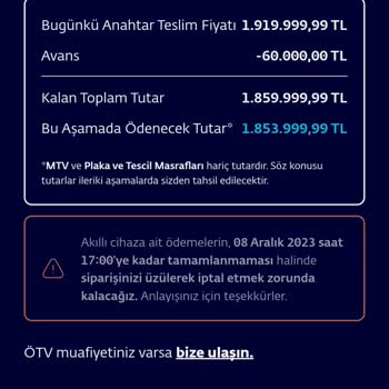 Togg Trumore Aralık Zammı Mağduruyuz!
