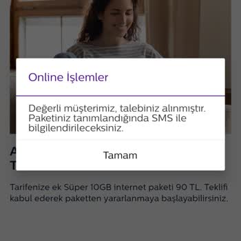 Türk Telekom Ek İnternet Paket Hikayesi
