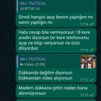 Mrc Tactical Asker Malzemeleri Eksik Göndermesi Trendyol.com Üzerinden